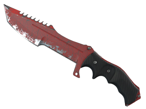 ★ StatTrak™ Huntsman Knife | Crimson Web (Well-Worn)