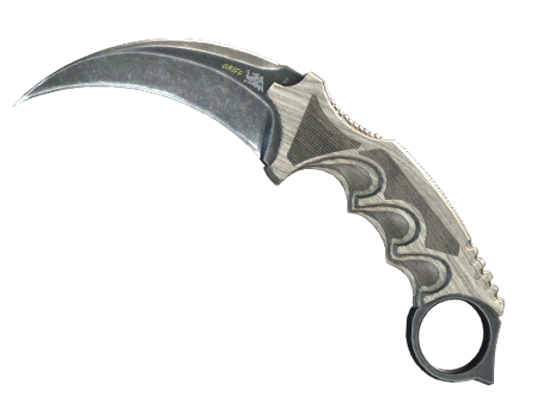 ★ StatTrak™ Karambit | Black Laminate (Minimal Wear)