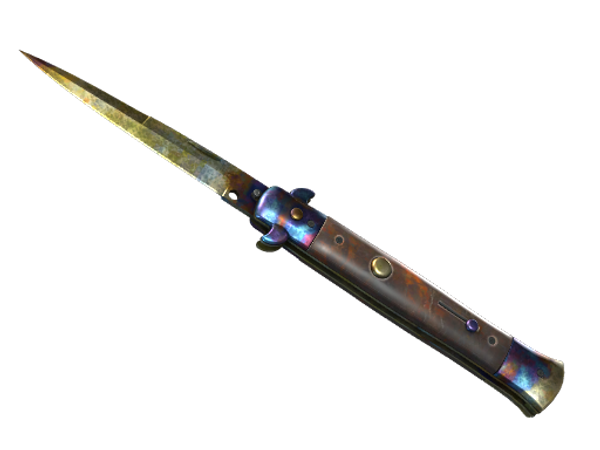 ★ StatTrak™ Stiletto Knife | Case Hardened (Battle-Scarred)