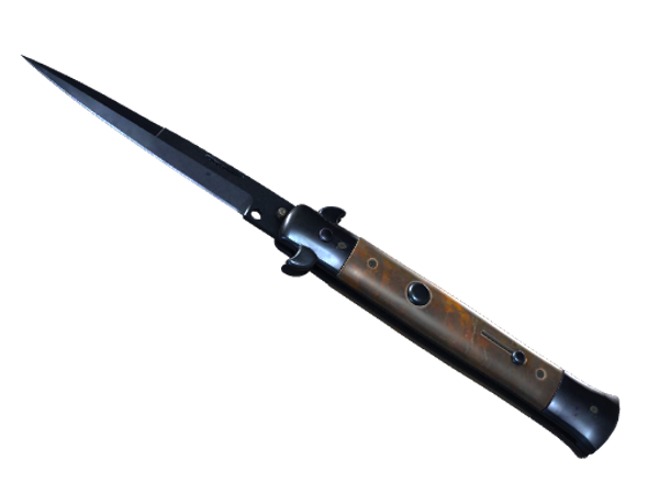 ★ StatTrak™ Стилет | Вороненая сталь (Закалённое в боях)