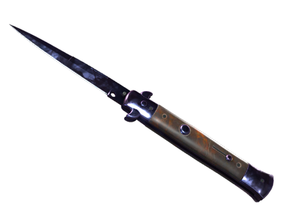 ★ StatTrak™ Stiletto Knife | Doppler Black Pearl (Factory New)