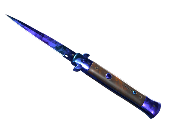 ★ StatTrak™ Стилет | Волны Sapphire (Немного поношенное)
