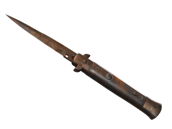 ★ StatTrak™ Stiletto Knife | Rust Coat (Battle-Scarred)
