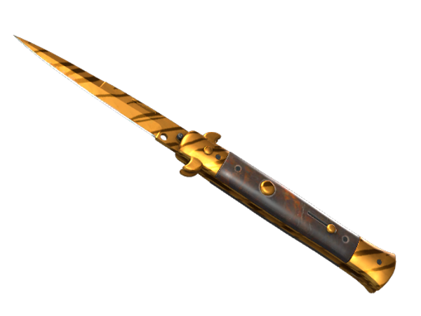 ★ StatTrak™ Стилет | Зуб тигра (Немного поношенное)