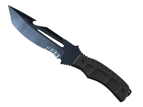 ★ StatTrak™ Survival Knife | Blue Steel (Field-Tested)