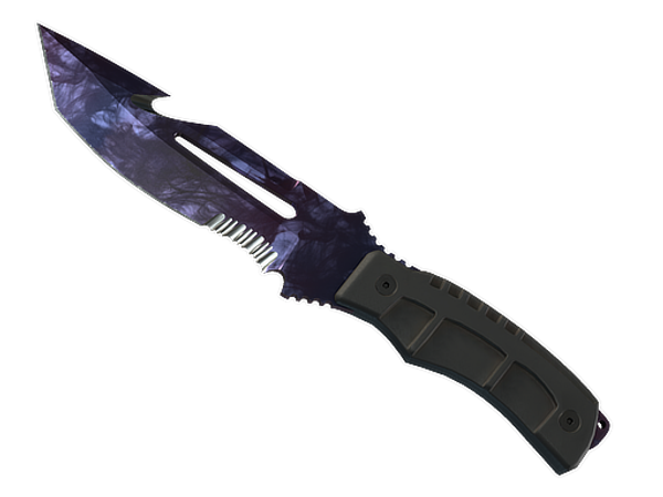 ★ StatTrak™ Нож выживания | Волны Black Pearl (Прямо с завода)