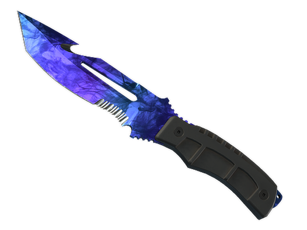 ★ StatTrak™ Нож выживания | Волны Sapphire (Прямо с завода)