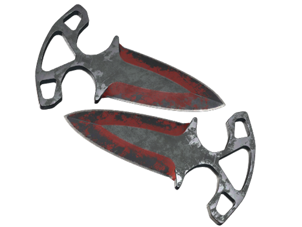 ★ StatTrak™ Shadow Daggers | Crimson Web (Battle-Scarred)