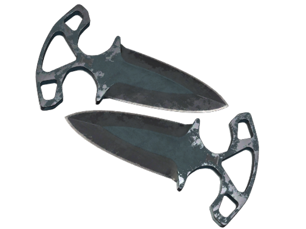 ★ StatTrak™ Shadow Daggers | Night (Battle-Scarred)