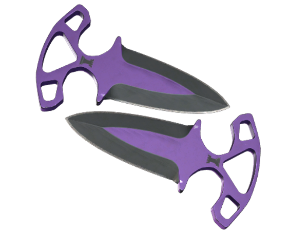 ★ StatTrak™ Shadow Daggers | Ultraviolet (Well-Worn)