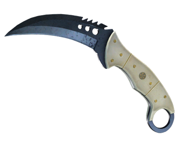 ★ StatTrak™ Talon Knife | Blue Steel (Battle-Scarred)