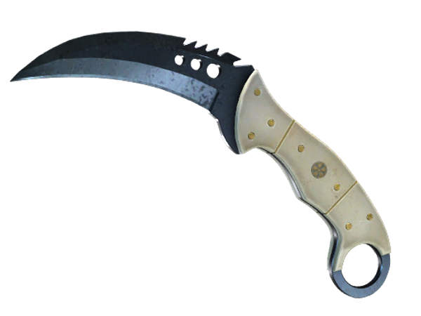 ★ StatTrak™ Talon Knife | Blue Steel (Well-Worn)