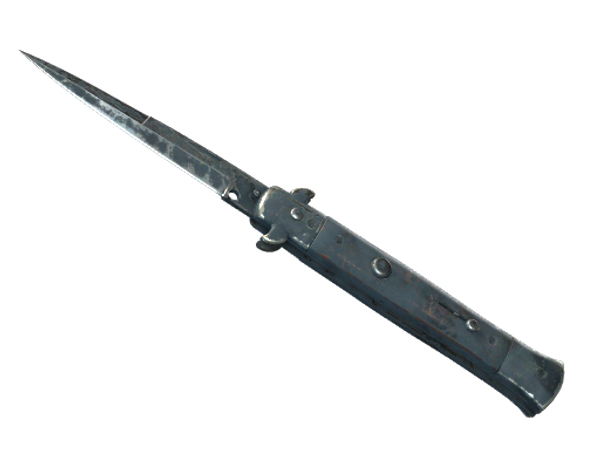 ★ Stiletto Knife | Night Stripe (Battle-Scarred)