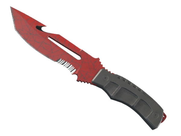 ★ Survival Knife | Crimson Web (Well-Worn)