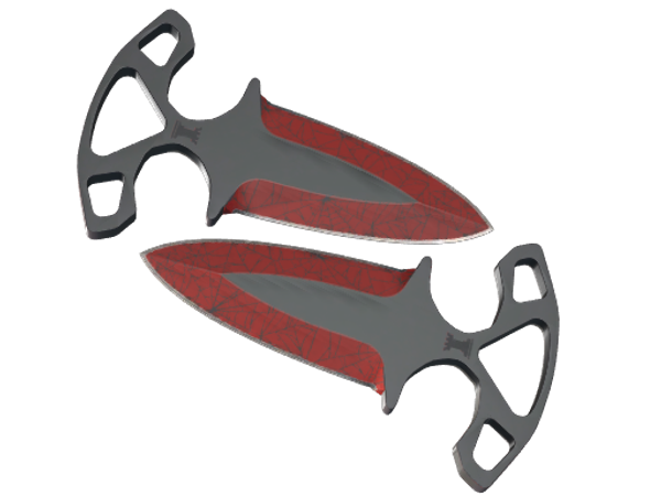 ★ Shadow Daggers | Crimson Web (Minimal Wear)