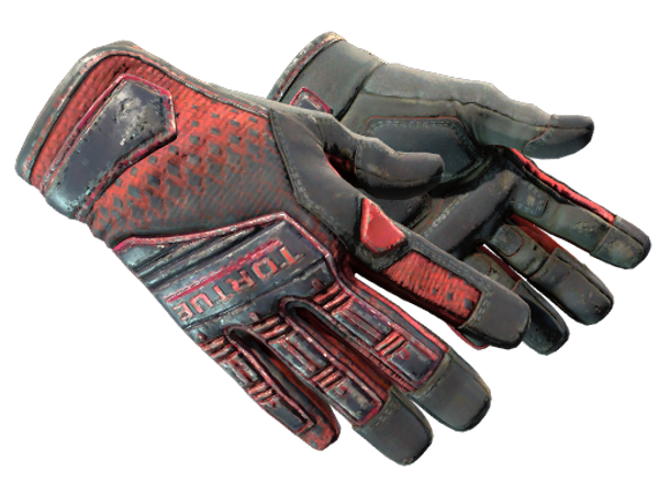 ★ Specialist Gloves | Crimson Kimono (Battle-Scarred)