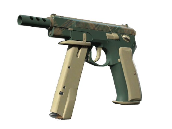CZ75-Auto | Зеленая клетка (Немного поношенное)