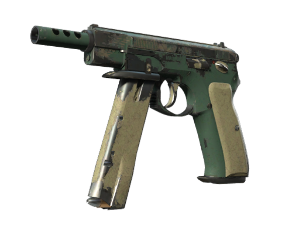 CZ75-Auto | Зеленая клетка (Закалённое в боях)