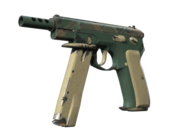 CZ75-Auto | Зеленая клетка (Поношенное)