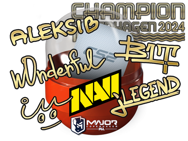 Капсула с автографами чемпионов PGL Major Copenhagen 2024