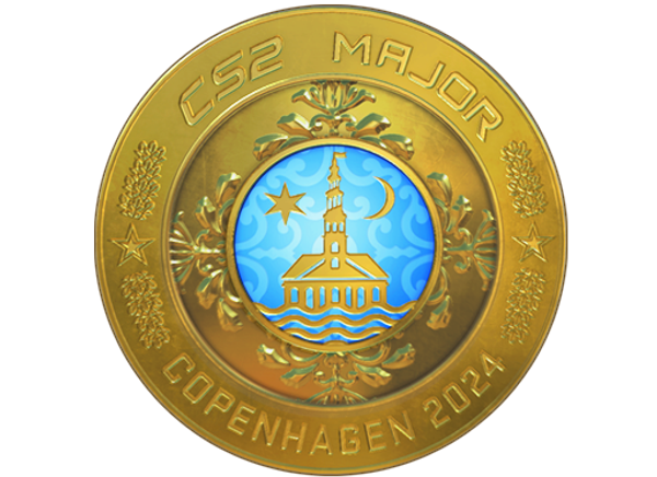 Золотая монета PGL Major Copenhagen 2024