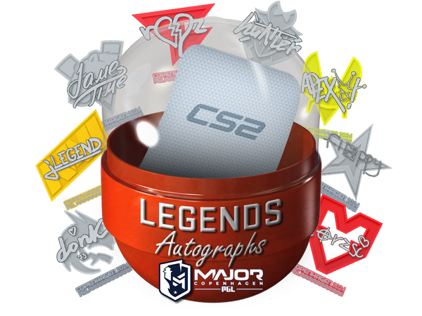 Капсула с автографами легенд PGL Major Copenhagen 2024
