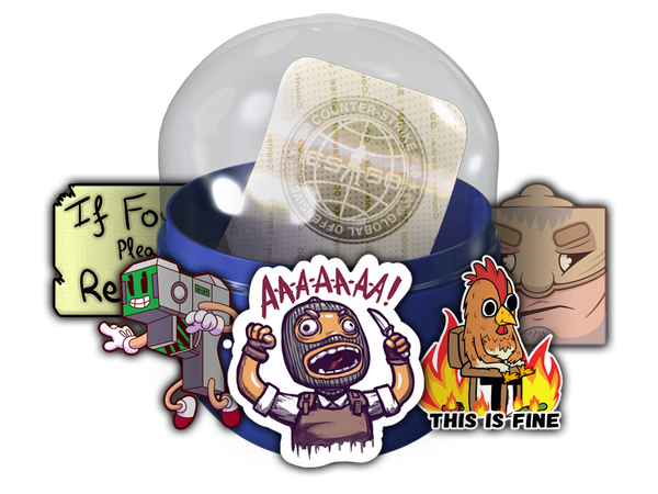 Капсула с наклейками «Засада»