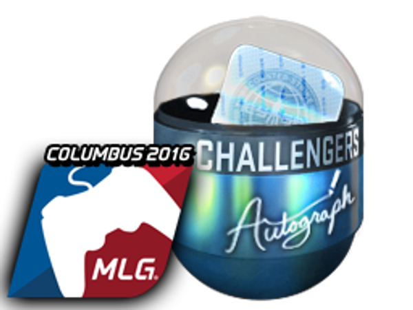 Капсула с автографом | Претенденты (металлическая) | MLG Columbus 2016