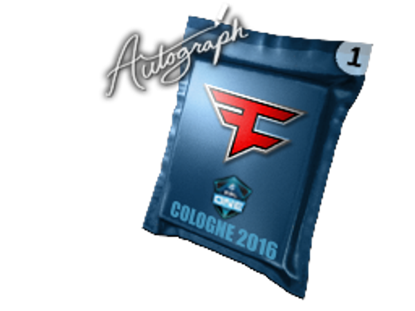 Капсула с автографом | FaZe Clan | Кёльн-2016