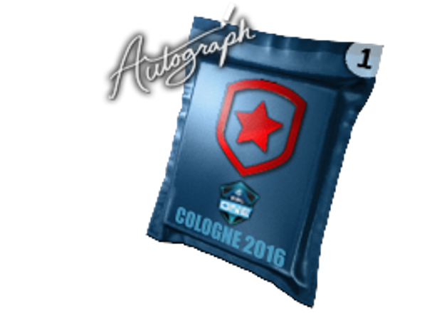 Капсула с автографом | Gambit Gaming | Кёльн-2016