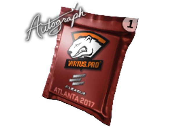 Капсула с автографом | Virtus.Pro | Атланта-2017