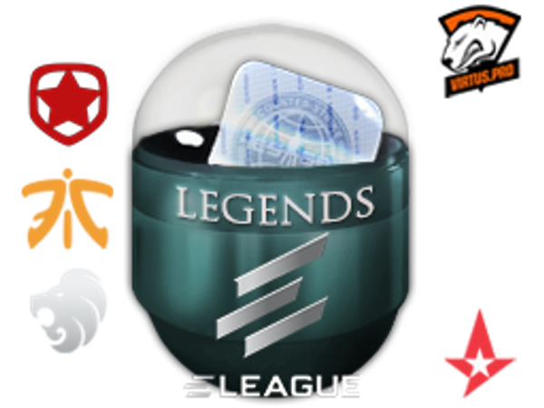 Легенды-участники ELEAGUE Boston 2018 (голографические/металлические)