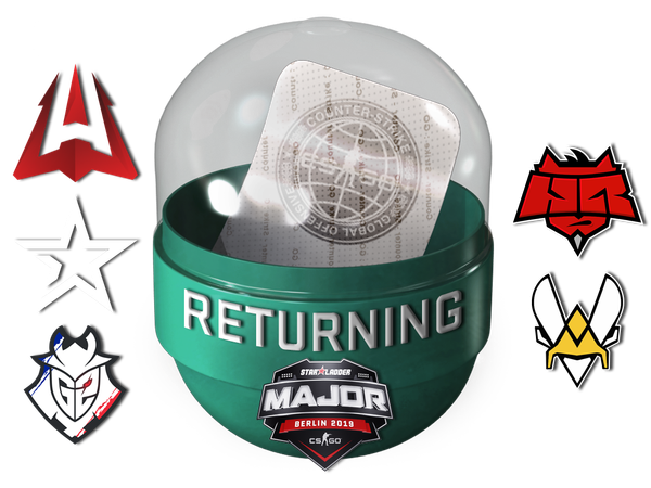 Вернувшиеся претенденты StarLadder Berlin 2019 (голографические/металлические)