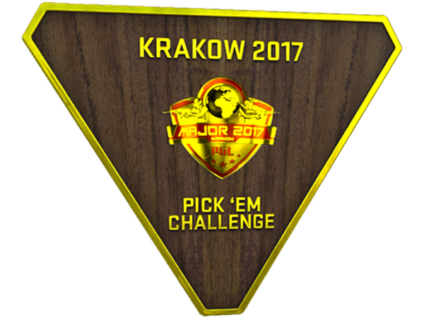 Gold Krakow 2017 Pick'Em Trophy