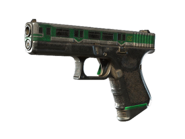 Glock-18 | Green Line (Закалённое в боях)