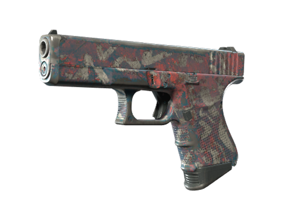 Glock-18 | Teal Graf (Well-Worn)