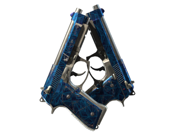 Dual Berettas | Синий кварц (После полевых испытаний)