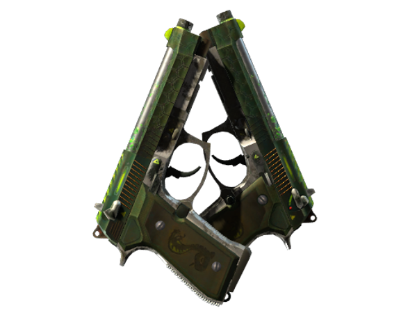 Dual Berettas | Cobra Strike (Battle-Scarred)