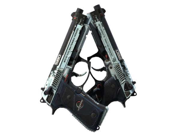 Dual Berettas | Dezastre (Well-Worn)