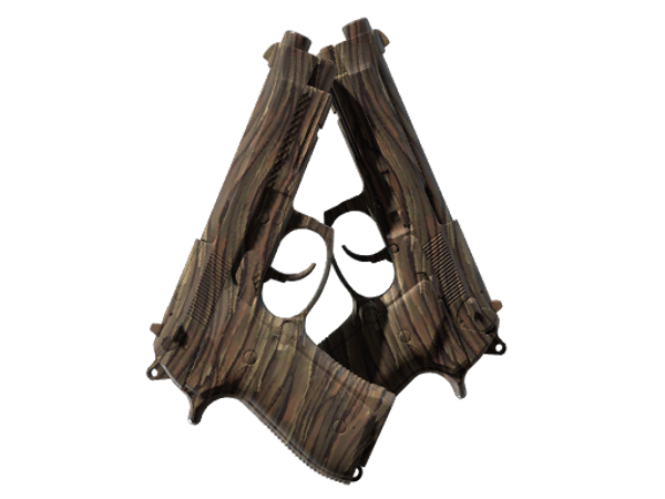 Dual Berettas | Drift Wood (Minimal Wear)
