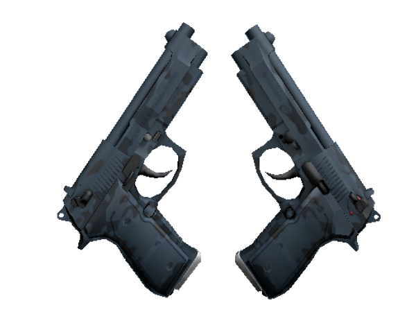 Dual Berettas | Forest Night (Minimal Wear)