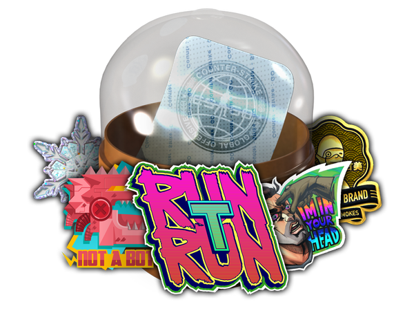 Капсула с наклейками «Шпионаж»