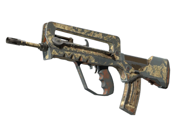 FAMAS | CaliCamo (Battle-Scarred)