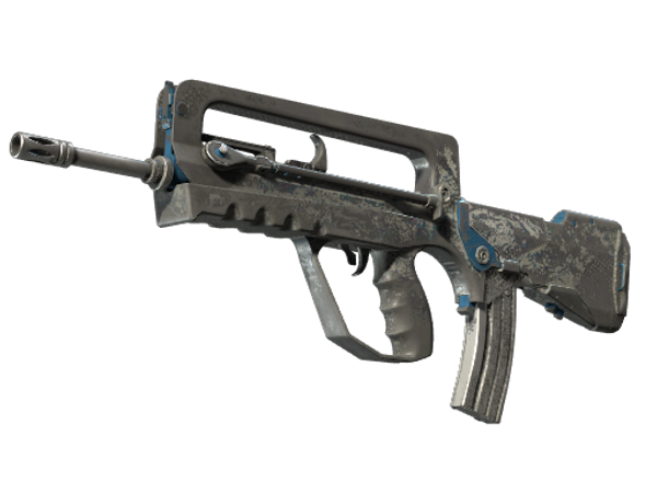 FAMAS | Halftone Wash (Battle-Scarred)