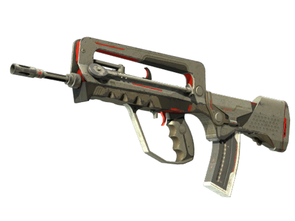 FAMAS | Mecha Industries (Battle-Scarred)