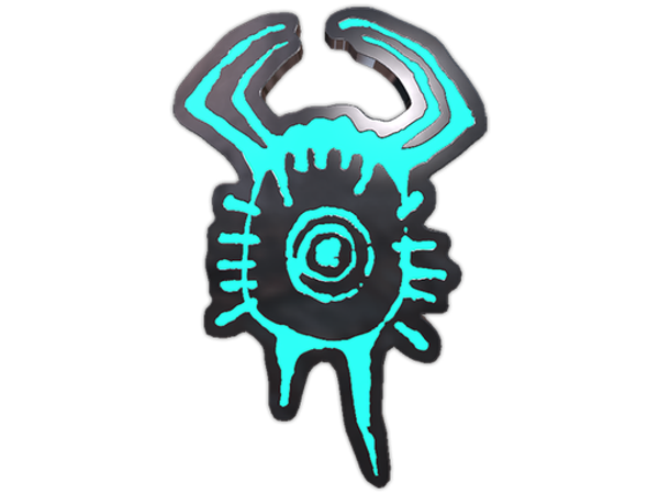 Headcrab Glyph Pin