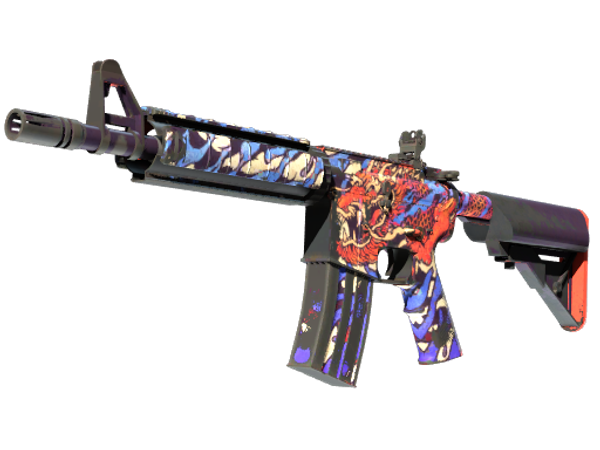 M4A4 | 龍王 (Dragon King) (Well-Worn)