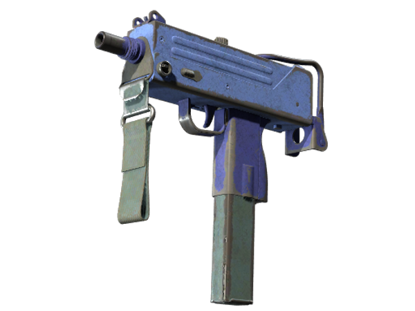 MAC-10 | Indigo (Battle-Scarred)