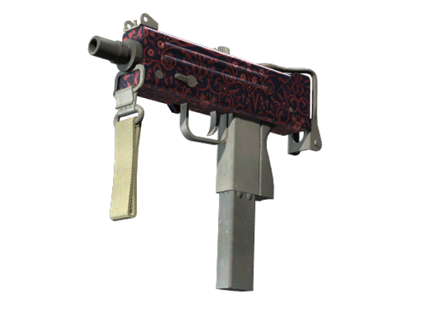 MAC-10 | Red Filigree (Factory New)