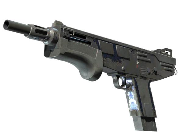 MAG-7 | Navy Sheen (Battle-Scarred)